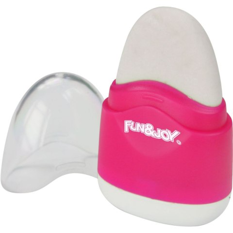 Temperówki plastikowe z gumką Fun&Joy mix kolorów Temperówki plastikowe z gumką Fun&Joy mix kolorów