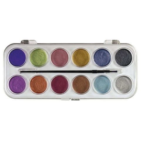 Farby akwarelowe metaliczne 12 kolor. Fun&Joy Farby akwarelowe metaliczne 12 kolor. Fun&Joy