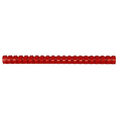 Grzbiety do bindowania A4 czerwony plastik śr. 22mm Titanum Grzbiety do bindowania A4 czerwony plastik śr. 22mm Titanum