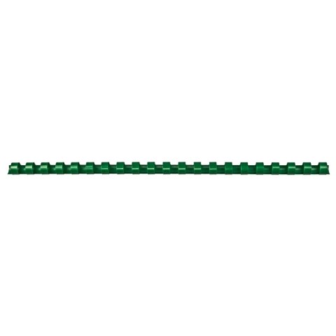 Grzbiety do bindowania A4 zielony plastik śr. 10mm Titanum (10Z) Grzbiety do bindowania A4 zielony plastik śr. 10mm Titanum (10Z)