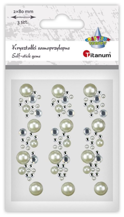 Kryształki Craft-Fun Series srebrny perłowy Titanum (24MH0326) Kryształki Craft-Fun Series srebrny perłowy Titanum (24MH0326)