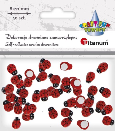Ozdoba drewniana Craft-Fun Series biedronki Titanum (WDC640) Ozdoba drewniana Craft-Fun Series biedronki Titanum (WDC640)