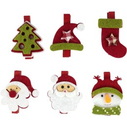 Ozdoba drewniana Craft-Fun Series klamerki xmass Titanum (20HY0402-1)
