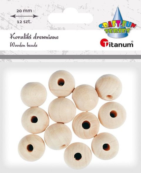Ozdoba drewniana Craft-Fun Series koraliki Titanum (390601)