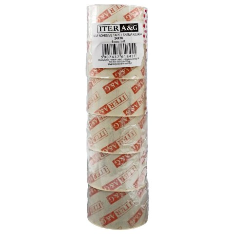 Taśma biurowa 24x10 [mm x yd] Iter A&G