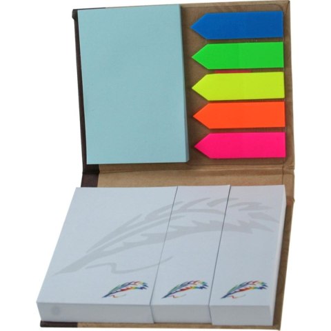 Zakładki indeksujące z indeksami fluo PP [mm:] 81x105 Titanum (TK4)