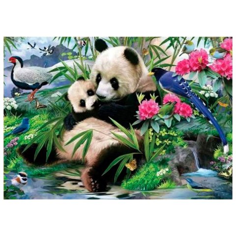 Zestaw kreatywny Diamentowa mozaika 30x40cm Panda 1 Flamingo Line (TGD72661) Zestaw kreatywny Diamentowa mozaika 30x40cm Panda 1 Flamingo Line (TGD72661)