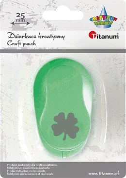 Dziurkacz ozdobny Craft-Fun Series 25mm koniczynka czterolistna Titanum (T-8810-123e)