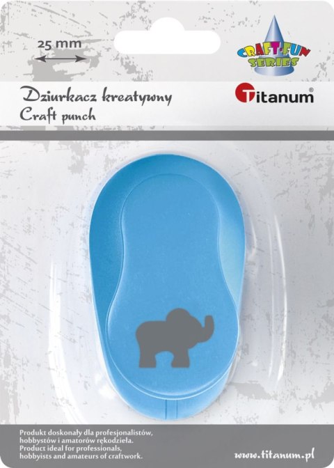 Dziurkacz ozdobny Craft-Fun Series 25mm słoń Titanum (T-8810-82E)
