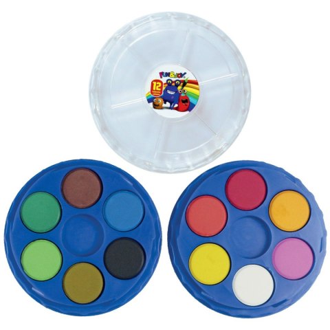 Farby akwarelowe 12 kolor. Fun&Joy (FJ-12K21PUD) Farby akwarelowe 12 kolor. Fun&Joy (FJ-12K21PUD)