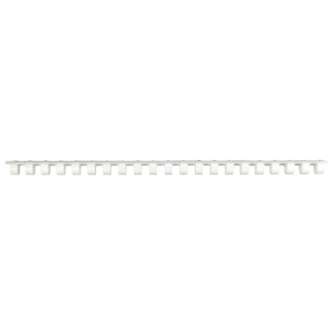 Grzbiety do bindowania A4 biały plastik śr. 12mm Titanum Grzbiety do bindowania A4 biały plastik śr. 12mm Titanum