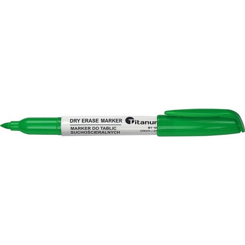 Marker suchościeralny zielony 2,0mm okrągła końcówka Titanum (BY1002) Marker suchościeralny zielony 2,0mm okrągła końcówka Titanum (BY1002)