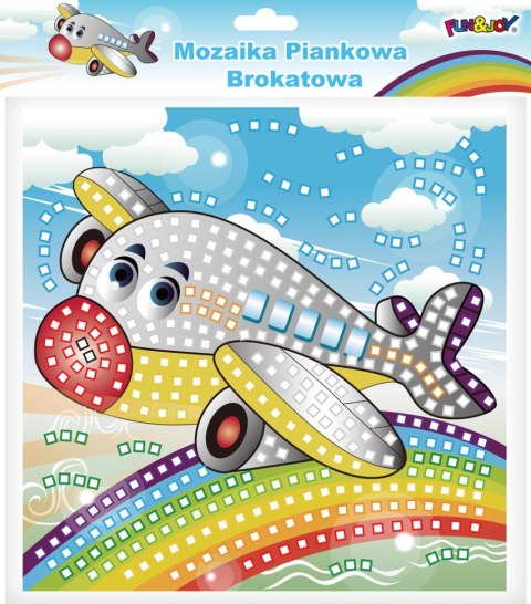 Mozaika Glitter SAMOLOT Fun&Joy (FJSR2202) Mozaika Glitter SAMOLOT Fun&Joy (FJSR2202)