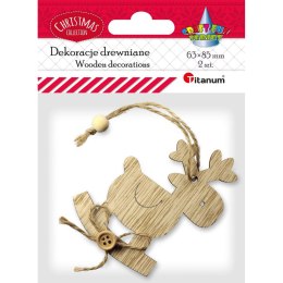 Ozdoba drewniana Craft-Fun Series zawieszka konik na biegunach Titanum (20HY0402-79)
