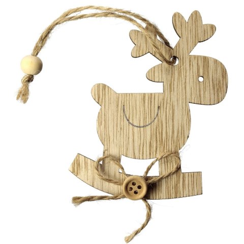 Ozdoba drewniana Craft-Fun Series zawieszka konik na biegunach Titanum (20HY0402-79) Ozdoba drewniana Craft-Fun Series zawieszka konik na biegunach Titanum (20HY0402-79)