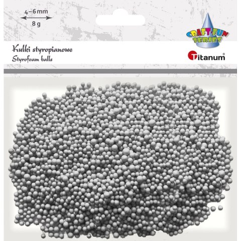 Ozdoba styropianowa Craft-Fun Series kulki Titanum (5mm/8g) Ozdoba styropianowa Craft-Fun Series kulki Titanum (5mm/8g)