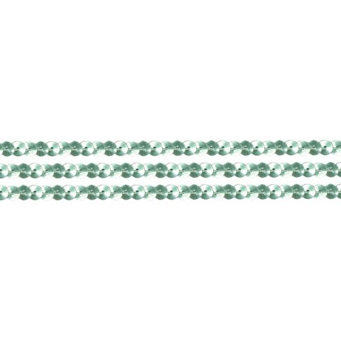 Taśma ozdobna Craft-Fun Series z cekinami 6x2 [mm x m] srebrna Titanum (363633)