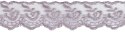 Wstążka Craft-Fun Series Koronka 38x2 [mm x m] szara Titanum (24BR0201-77(G))