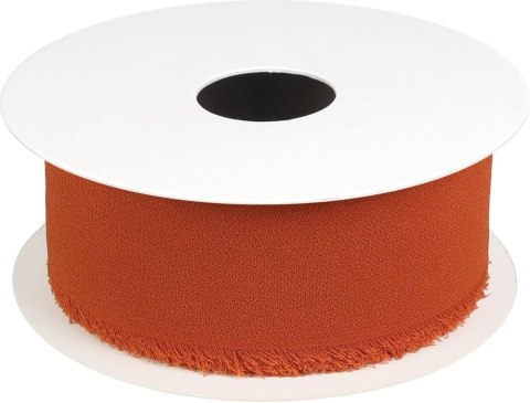 Wstążka Craft-Fun Series szyfonowa strzępiona 40x10 [mm x m] miedziana Titanum (WJ40-10-020)