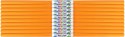 Bibuła marszczona marszczona 05 pomarańczowa 500mm x 2000mm Fun&Joy