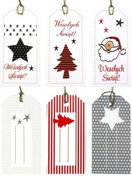 Bileciki do prezentów Craft-Fun Series „Wesołych Świąt