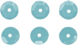 Cekiny Craft-Fun Series okrągłe 7mm lazurowy 14g Titanum