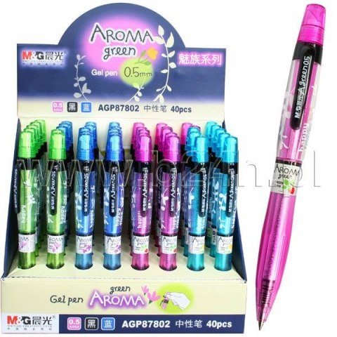 Długopis AROMA niebieski/czarny 0,5mm M&G (AGP20301) Długopis AROMA niebieski/czarny 0,5mm M&G (AGP20301)