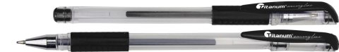 Długopis żelowy czarny 0,5mm Titanum (GPGBLACK ECONOMY) Długopis żelowy czarny 0,5mm Titanum (GPGBLACK ECONOMY)