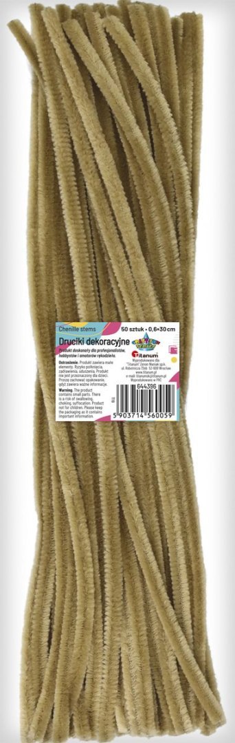 Drucik Craft-Fun Series kreatywny kolor: beżowy 300mm 50 szt Titanum (T19)