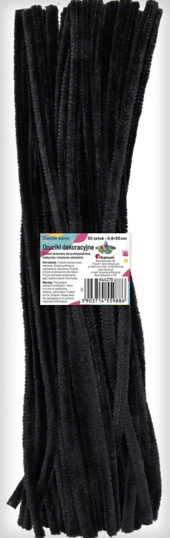 Drucik Craft-Fun Series kreatywny kolor: czarny 300mm 50 szt Titanum (T13)