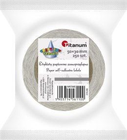 Etykieta samoprzylepna Craft-Fun Series na rolce, 4 kolory mix [mm:] 50x30 Titanum (25YQ-006)