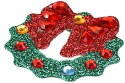 Kryształki Craft-Fun Series Wianki bożonarodzeniowe czerwono-zielony Titanum (DIY-CH-12(106))