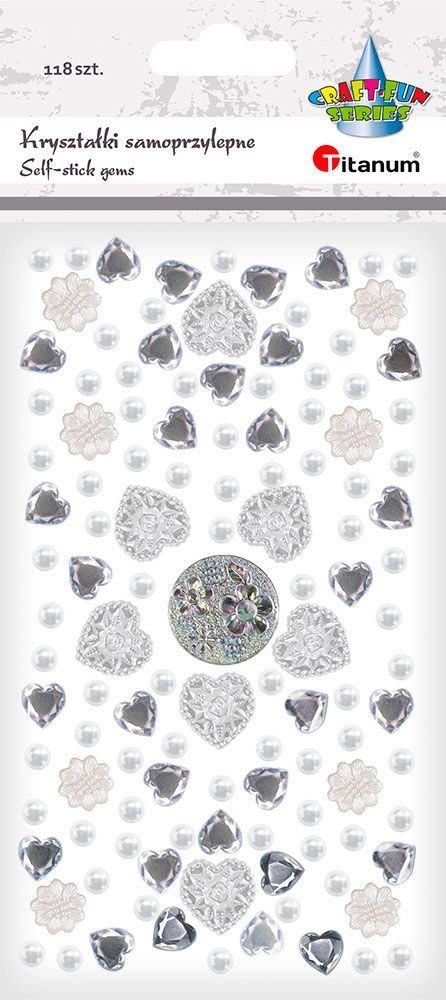 Kryształki Craft-Fun Series białe Titanum (24BR0201-154)