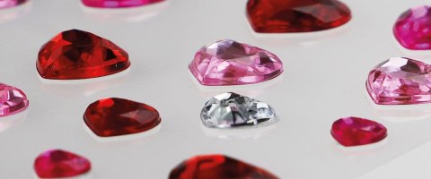 Kryształki Craft-Fun Series serca mix Titanum (24MH03145)