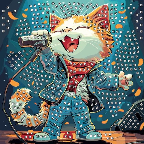 Mozaika kot śpiewa Fun&Joy