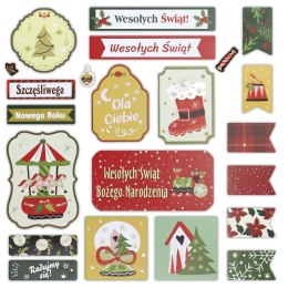 Naklejka (nalepka) Craft-Fun Series Boże Narodzenie Titanum (24ESD047)