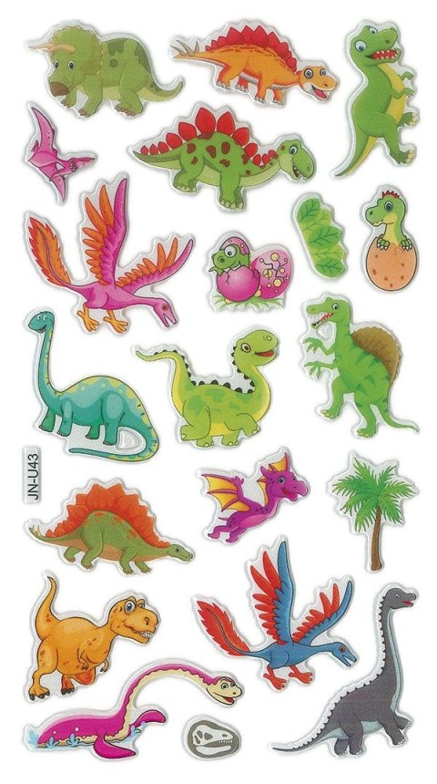 Naklejka (nalepka) Craft-Fun Series Dinozaury wypukłe Titanum (JN-U043)