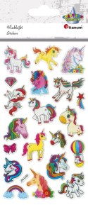 Naklejka (nalepka) Craft-Fun Series Jednorożce wypukłe Titanum (JN-U05)