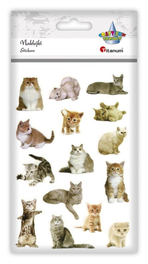 Naklejka (nalepka) Craft-Fun Series Koty Titanum (PPB01)
