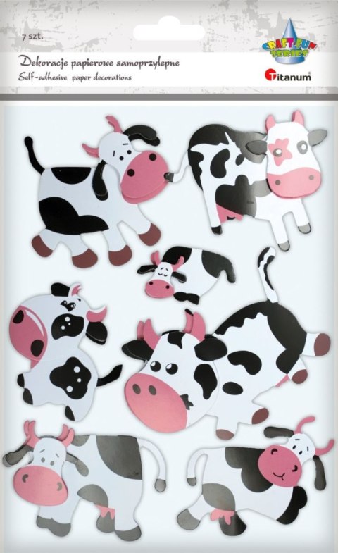 Naklejka (nalepka) Craft-Fun Series Krówki Titanum (MCX-01)