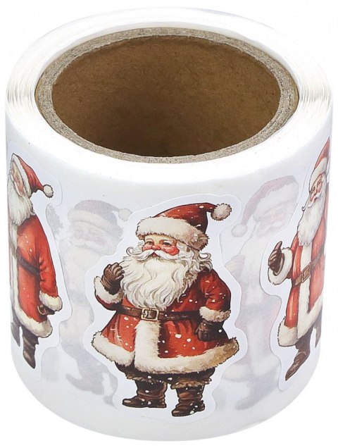 Naklejka (nalepka) Craft-Fun Series Mikołaje naklejki na rolce Titanum (25YQ-004)