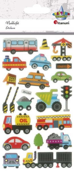 Naklejka (nalepka) Craft-Fun Series Pojazdy wypukłe Titanum (JN-U044)