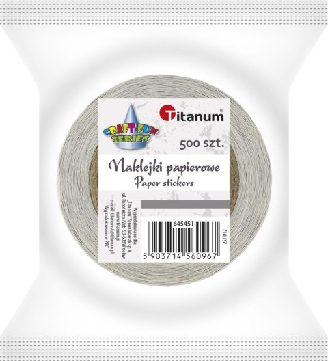 Naklejka (nalepka) Craft-Fun Series Smile Naklejki na rolce Titanum (25JT012)