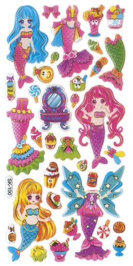 Naklejka (nalepka) Craft-Fun Series Syrenki wypukłe Titanum (SK-100)