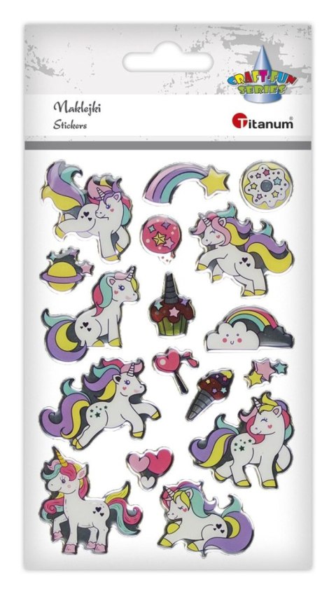 Naklejka (nalepka) Craft-Fun Series Unicorn 2 Titanum (HFF-7)