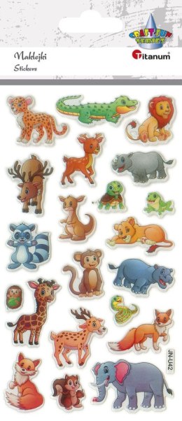Naklejka (nalepka) Craft-Fun Series Zwierzęta wypukłe Titanum (JN-U042)