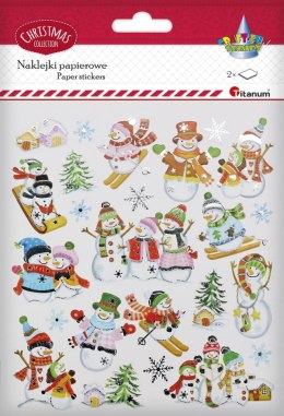 Naklejka (nalepka) Craft-Fun Series bałwanki xmass Titanum (DIY-XM(29))