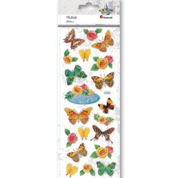 Naklejka (nalepka) Craft-Fun Series motyle, róże Titanum (T49)