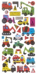 Naklejka (nalepka) Craft-Fun Series pojazdy budowlane, użytkowe wypukłe Titanum (SK-071)