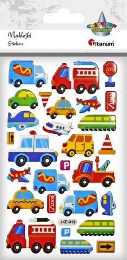 Naklejka (nalepka) Craft-Fun Series pojazdy, znaki drogowe Titanum (LXE-013)